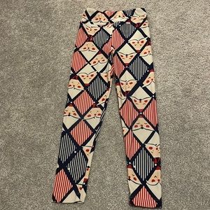 5/$20 Lularoe Santa Leggings Sz S/M